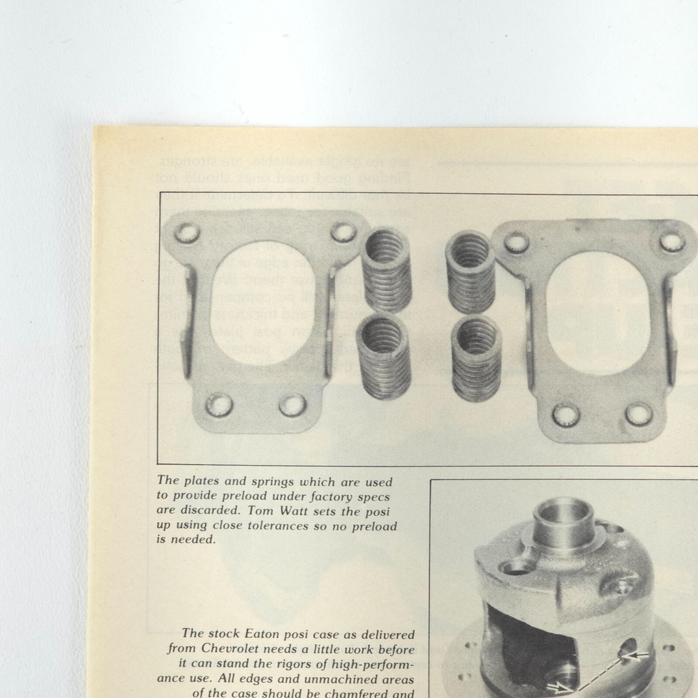 GM Eaton Rear Positraction Tune-Up 3 Pg How To Article 1979 Popular Hot Rodding - Picture 8 of 16